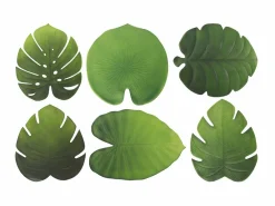 Set 6 Tovagliette foglia verde Jungle