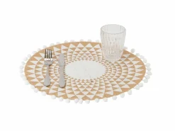 Set 6 Tovagliette pon pon White