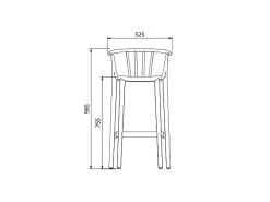 Sgabello Hawaii Alto