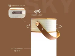 Speaker wireless con luce a Led Skyline
