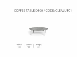 Tavolino da Caffè 100 CleoSoft/Alu