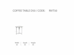 Tavolino da Caffè Riviera 50