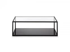 Tavolino Gringo 110x60 metallo e vetro