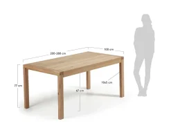 Tavolo allungabile Brosso 200/280