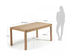 Tavolo allungabile Brosso 180/230