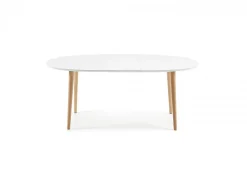 Tavolo allungabile Osvaldo 140/220 Legno Naturale, MDF Laccato
