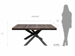 Tavolo allungabile Volantis Evolution 160/264