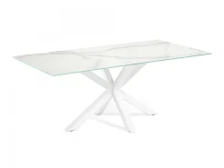 Tavolo Asterisco 200 bianco piano porcellanato