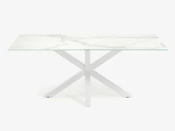 Tavolo Asterisco 160 bianco piano porcellanato