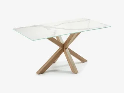 Tavolo Asterisco 180 legno piano porcellanato