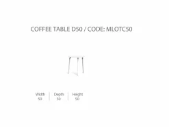 Tavolo Caffè Milo 50