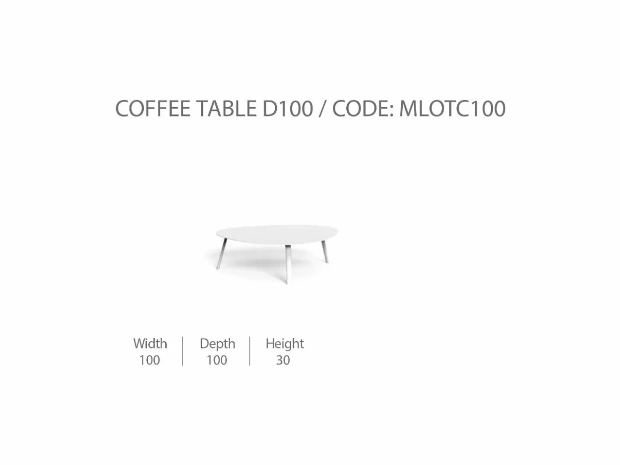 Tavolo Caffè Milo 100
