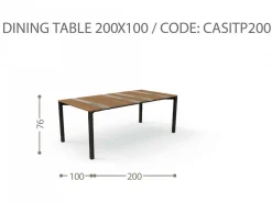 Tavolo Casilda 200x100