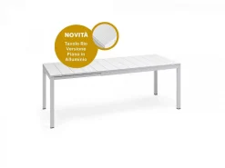 Tavolo da giardino Rio 140/210 Versione Piano Alluminio