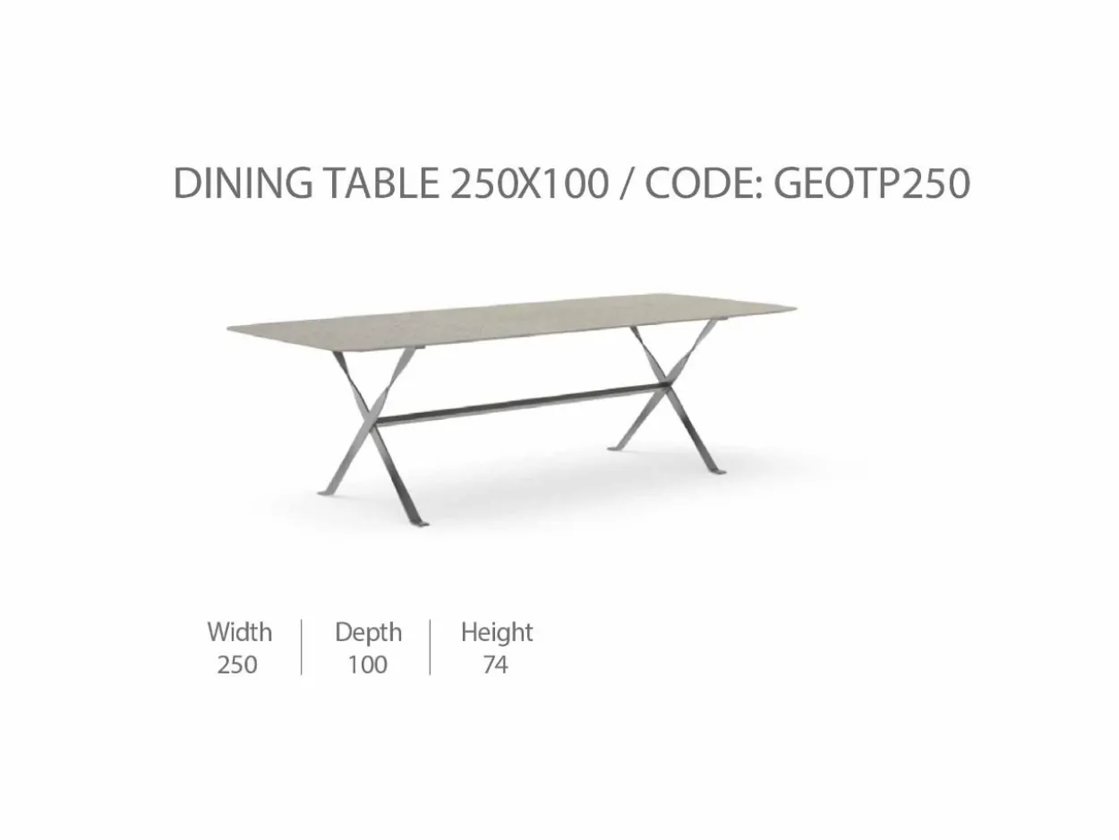 Tavolo da Pranzo George 250x100