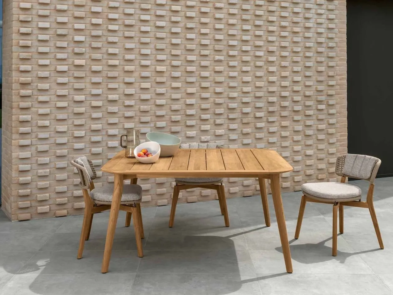 Tavolo da Pranzo Moon/Teak 150x150