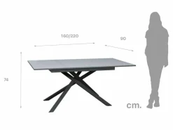 Tavolo Ganty 160x90