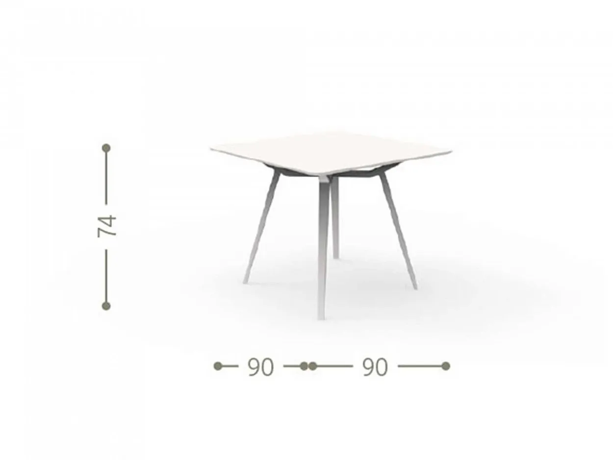 Tavolo Milo 90x90