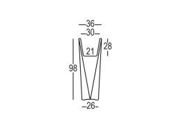Vaso Diamond 98